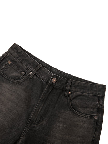 Vintage Wash Heavyweight Denim Jeans - Detail 1