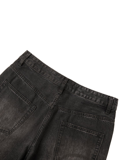 Vintage Wash Heavyweight Denim Jeans - Detail 6