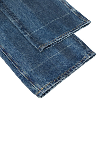 Vintage Wash Baggy Denim Jeans - Detail 5