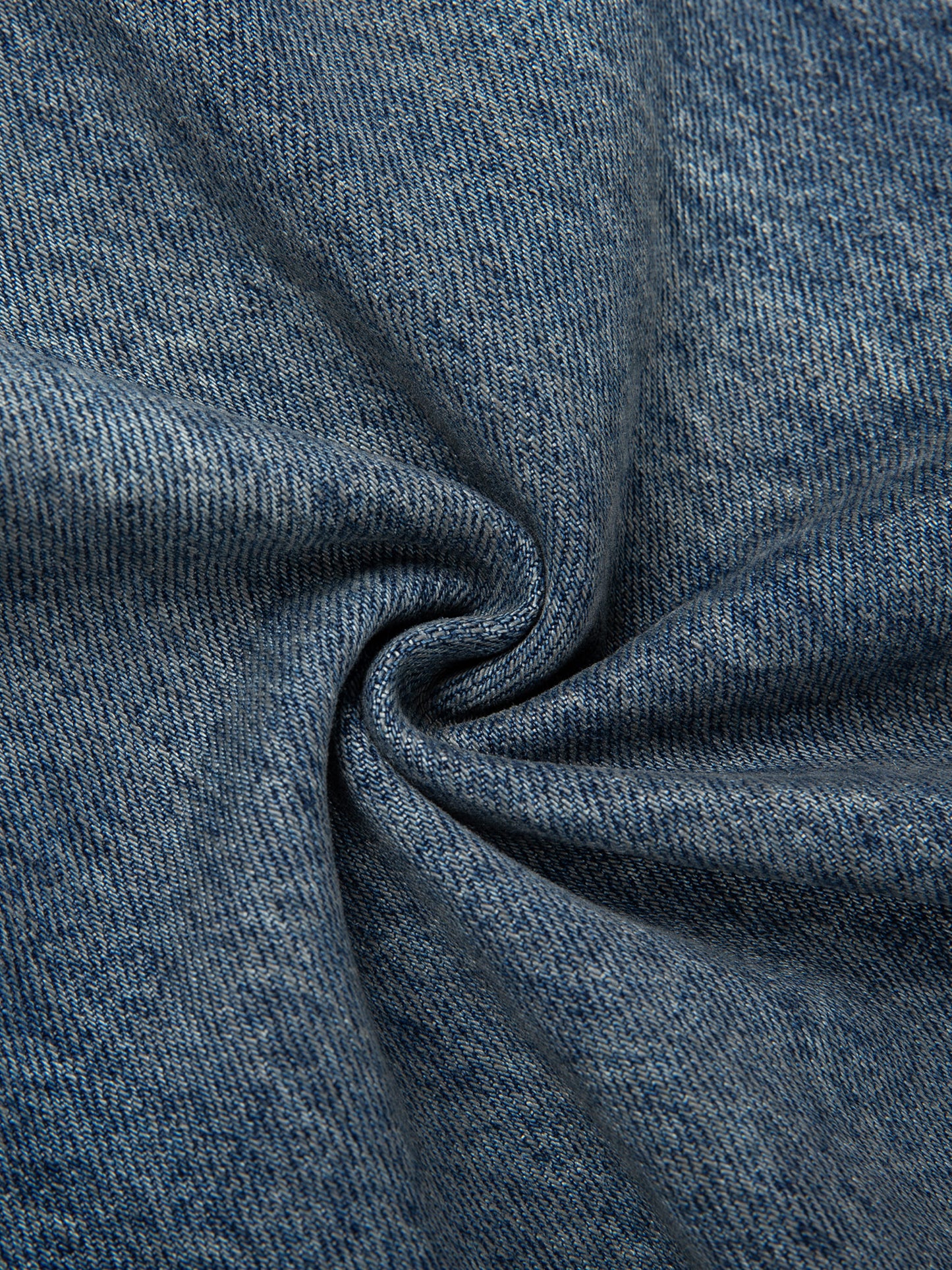 Vintage Wash Baggy Denim Jeans - Detail 6