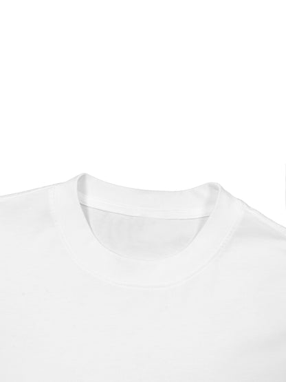 Unisex Boxy Raw Edge T-Shirt
