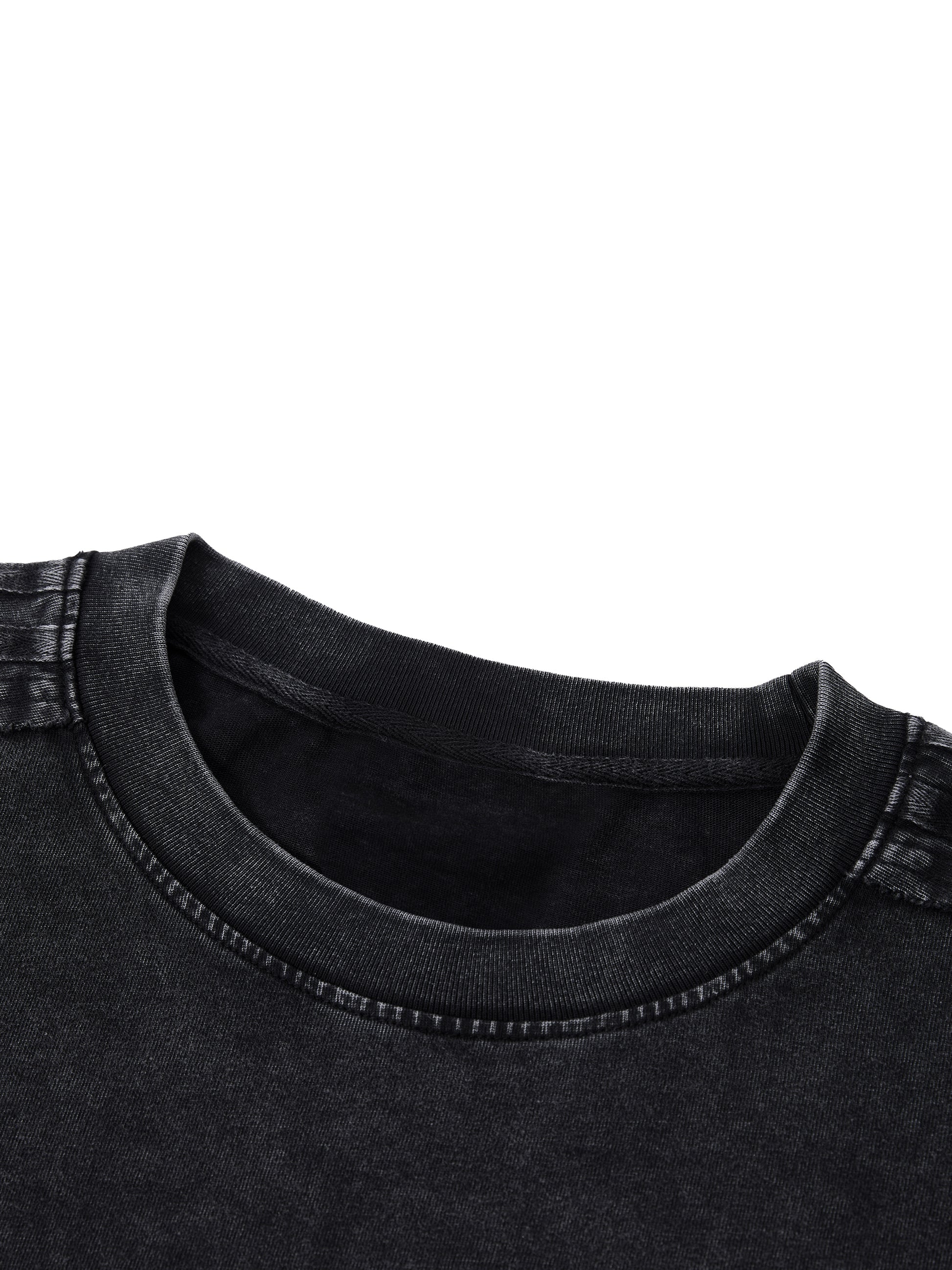 Unisex Vintage Wash Boxy T-Shirt detail