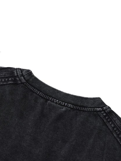 Unisex Vintage Wash Boxy T-Shirt detail