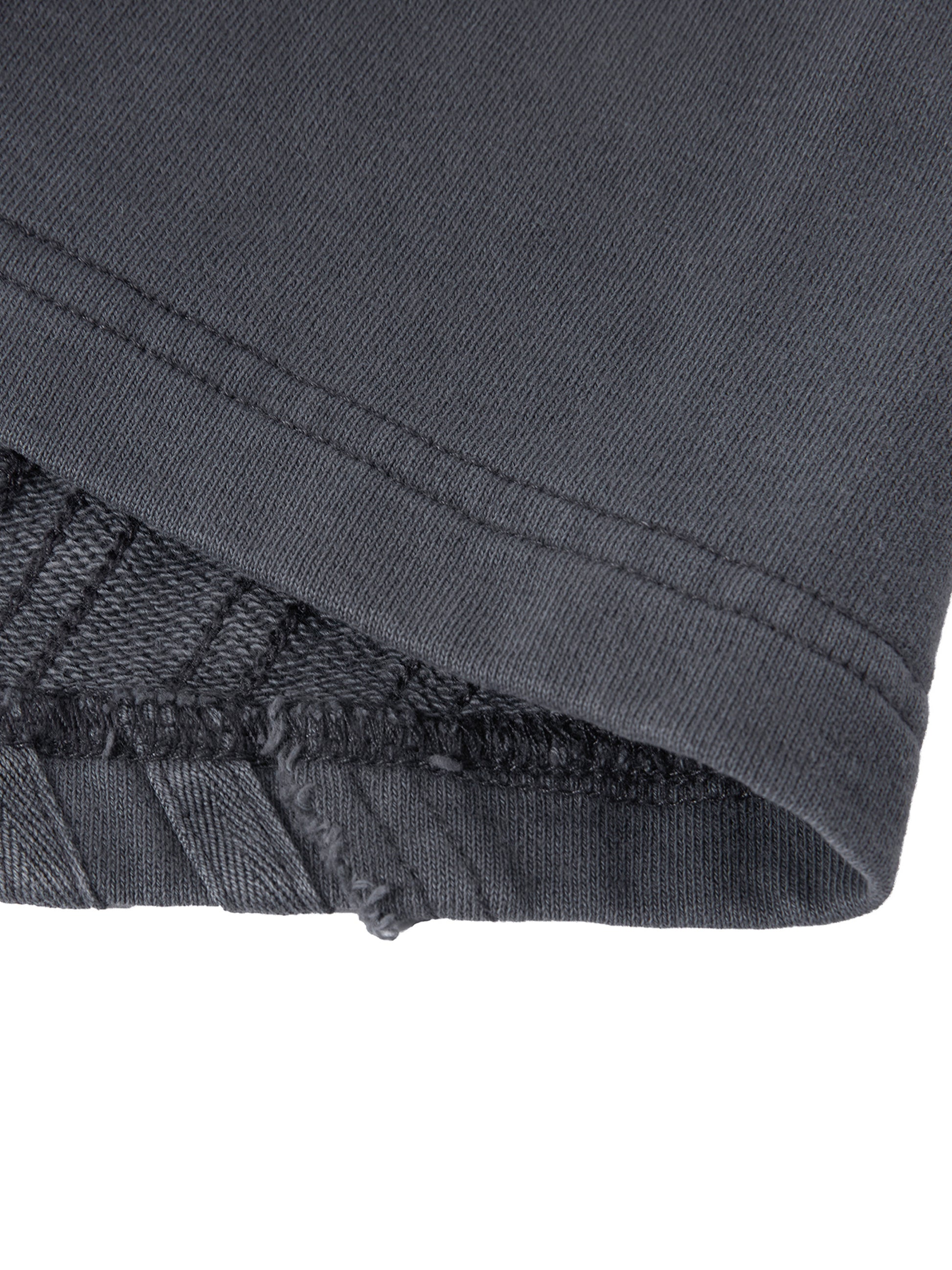 Unisex Vintage Wash Raw Edge Shorts detail