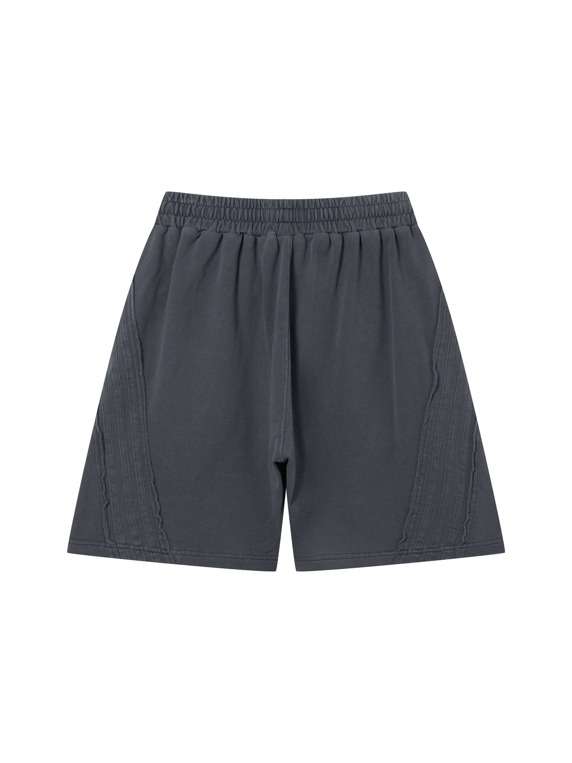 Unisex Vintage Wash Raw Edge Shorts