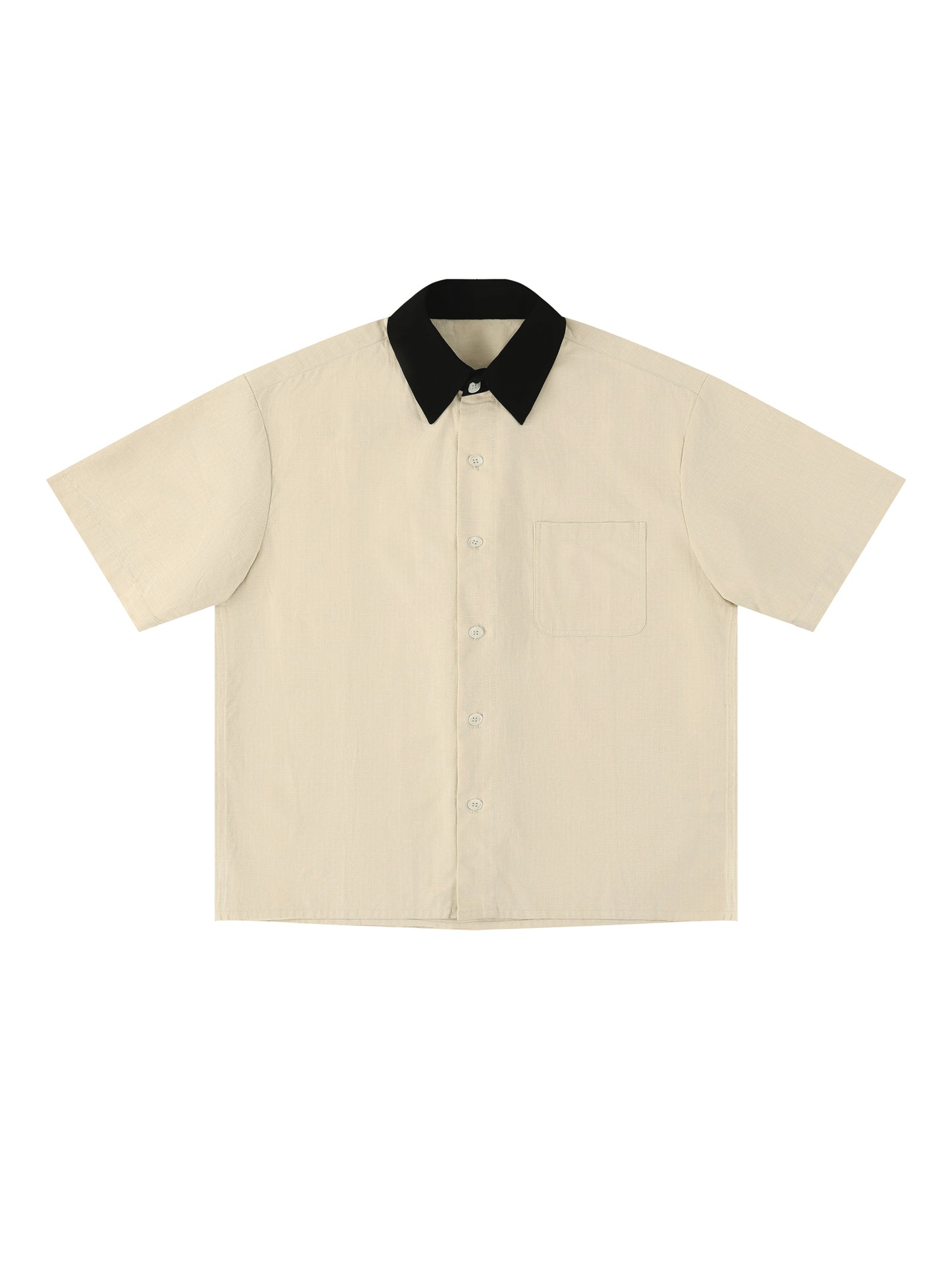 Unisex Color Block Short Sleeve Shirt