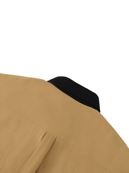 Unisex Color Block Short Sleeve Shirt