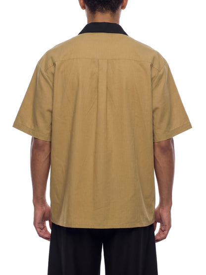 Unisex Color Block Short Sleeve Shirt
