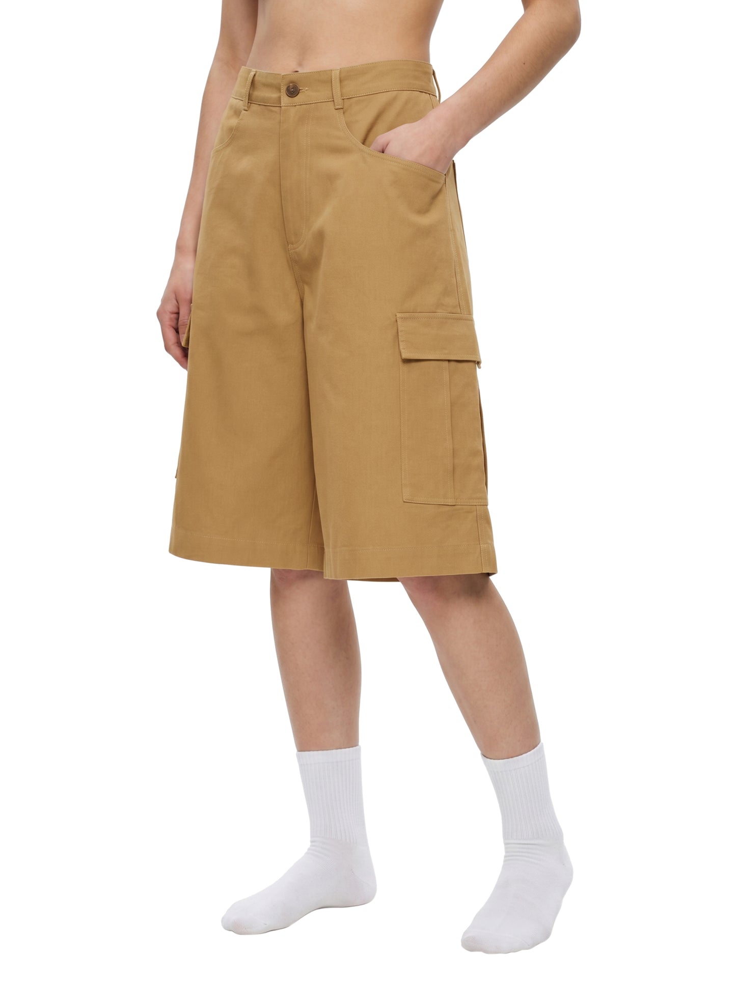 Unisex Woven Cargo Shorts