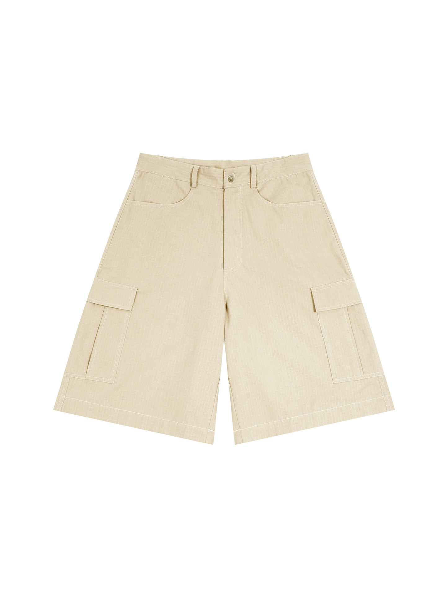 Unisex Woven Cargo Shorts