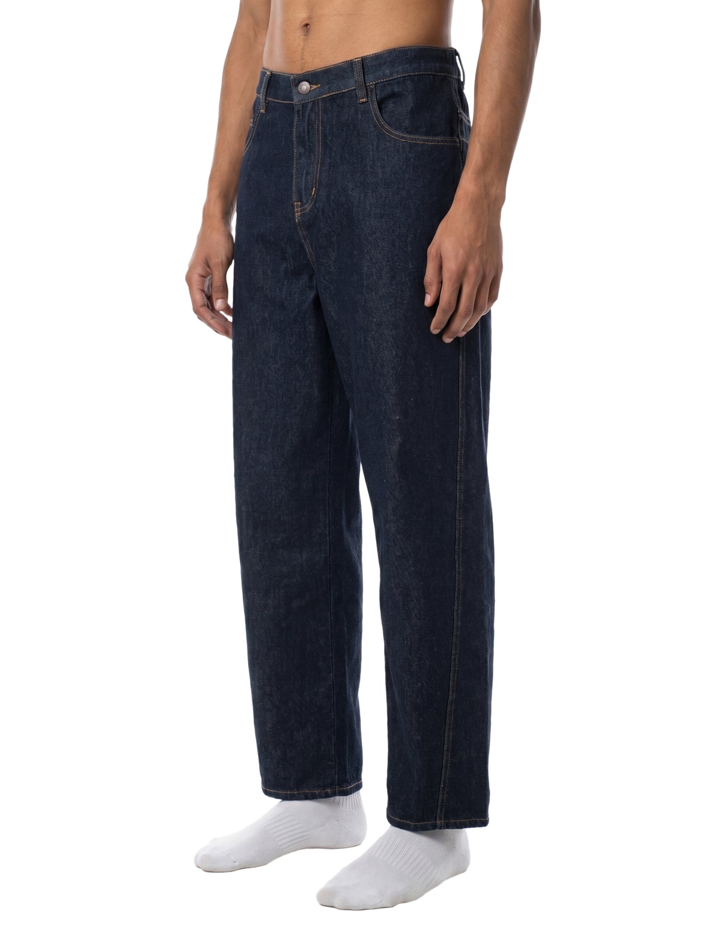 Men's Vintage Wash Barrel Leg Jeans