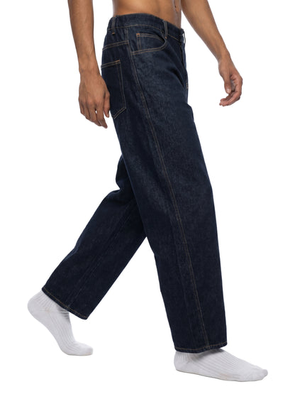 Men's Vintage Wash Barrel Leg Jeans