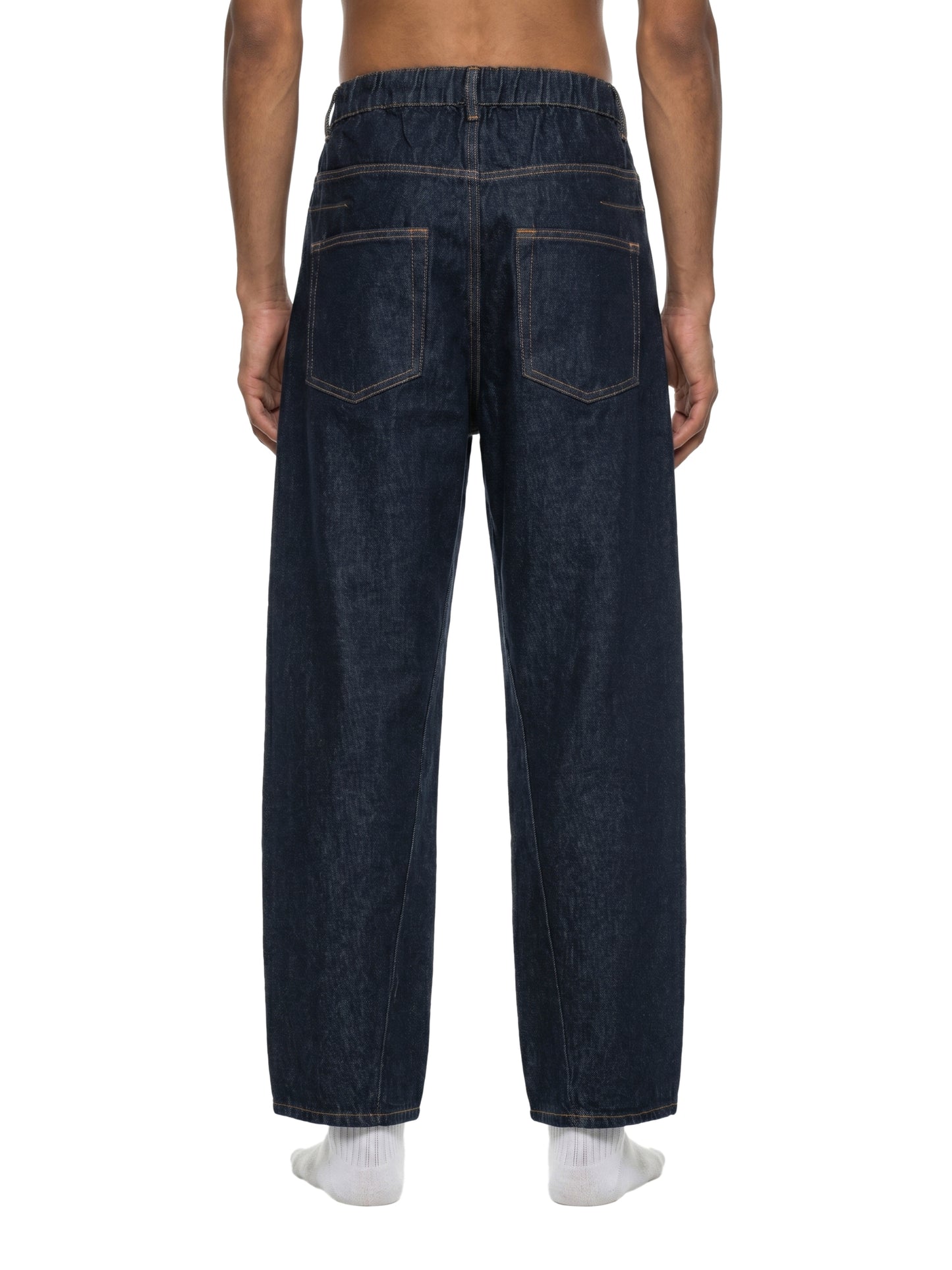 Men's Vintage Wash Barrel Leg Jeans