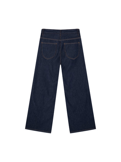 Men's Loose Fit Wide Leg Jeans