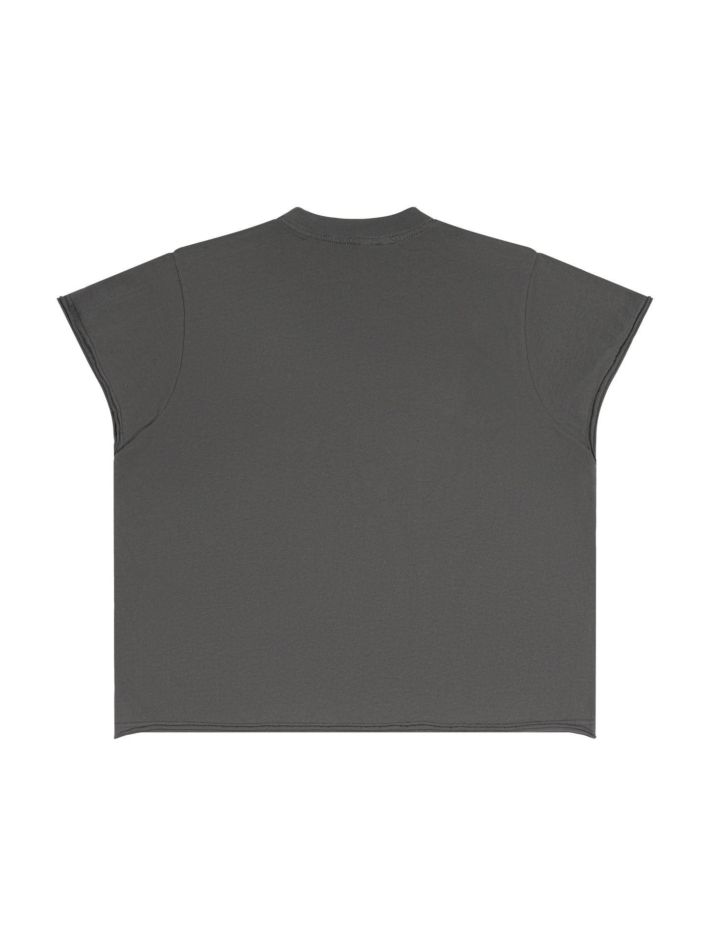 Unisex Boxy Raw Edge T-Shirt