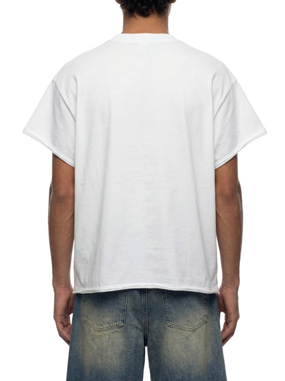 Unisex Boxy Raw Edge T-Shirt