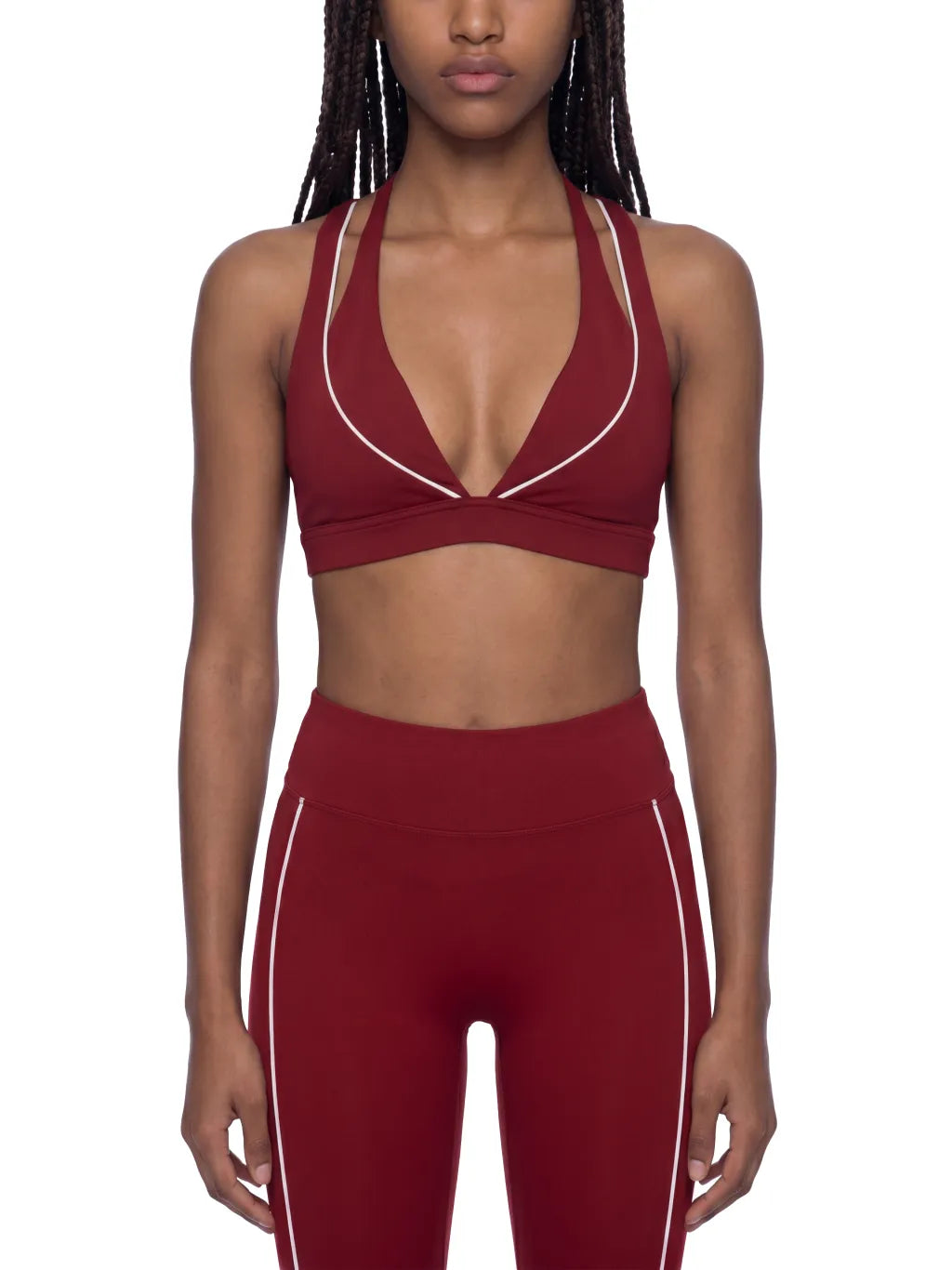 Women's Halter Yoga Set with Tapered Leggings