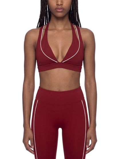 Women's Halter Yoga Set with Tapered Leggings
