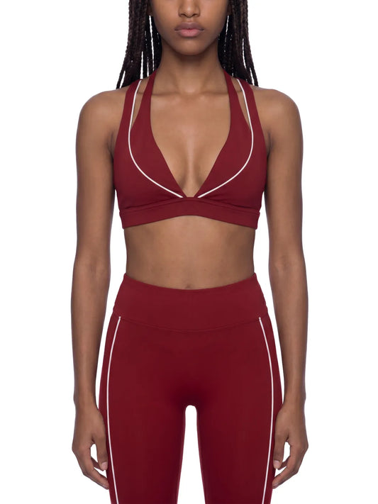 Women's Halter Yoga Set with Tapered Leggings