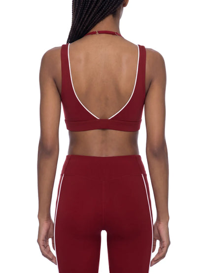 Women's Halter Yoga Set with Tapered Leggings