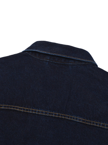 Unisex Vintage Wash Denim Jacket