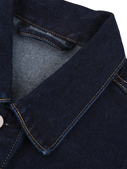 Unisex Vintage Wash Denim Jacket