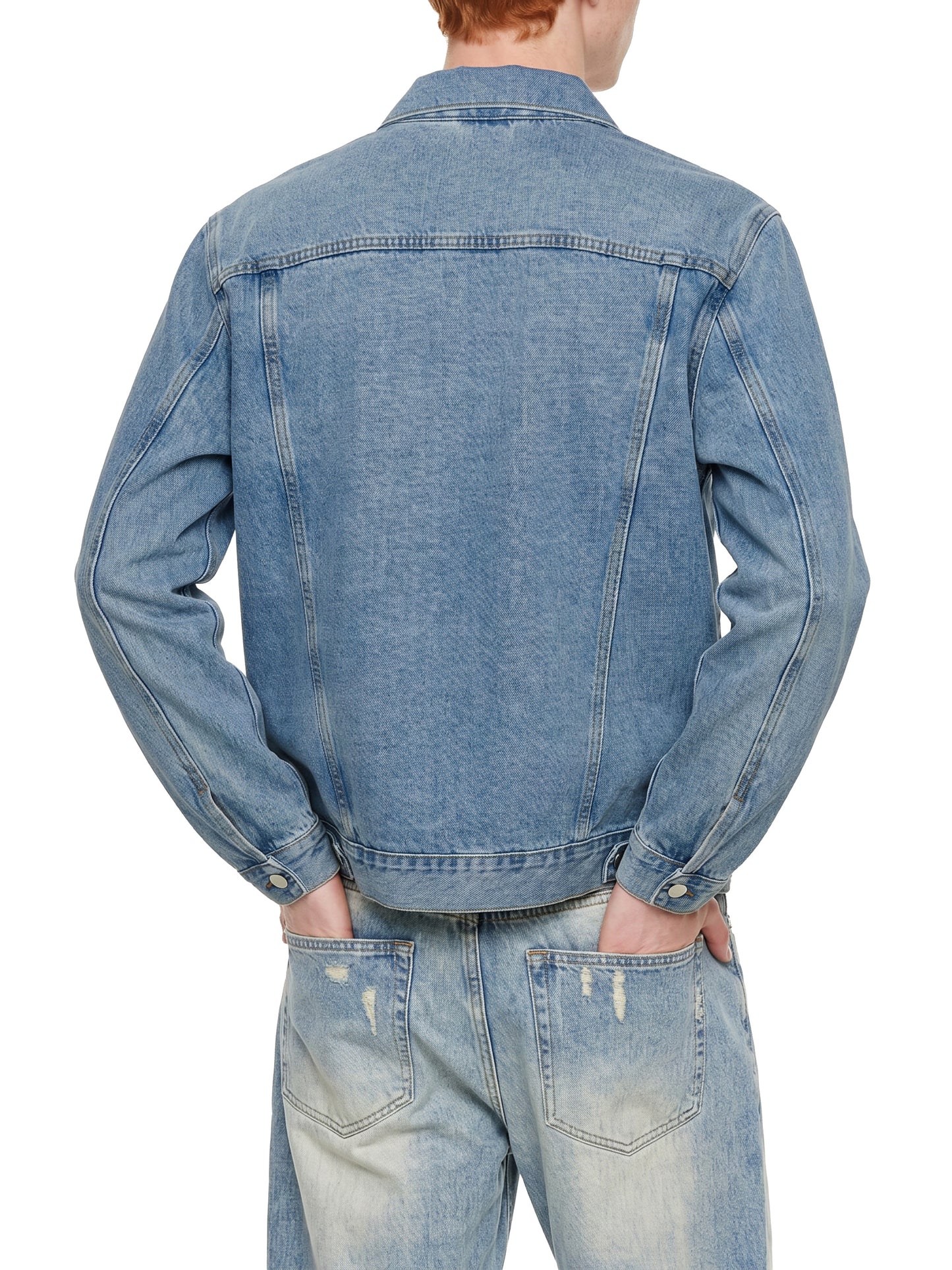 Unisex Vintage Wash Denim Jacket