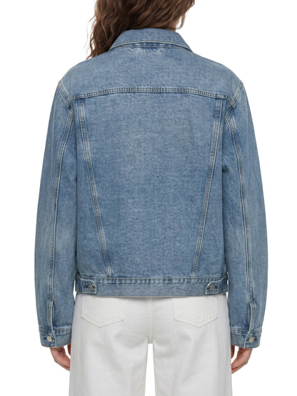 Unisex Vintage Wash Denim Jacket